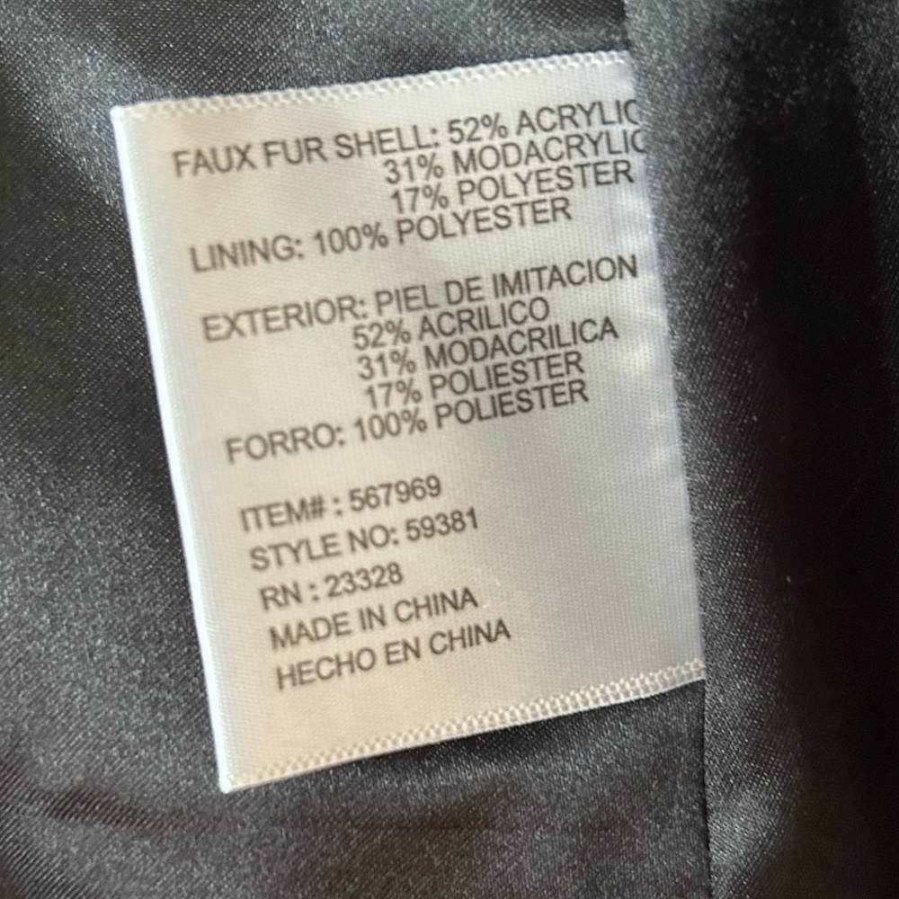 Kristen Blake Faux Fur Brown and Tan Vest Women’s size Small - Picture 7 of 11